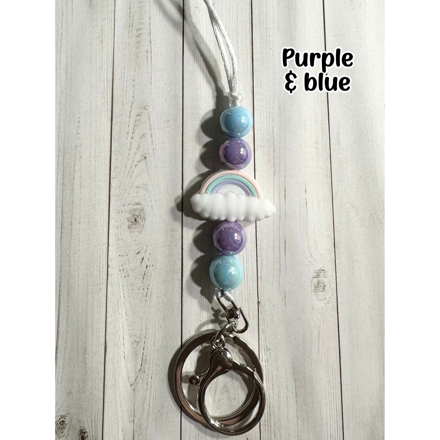 Rainbow & Clouds Lanyards