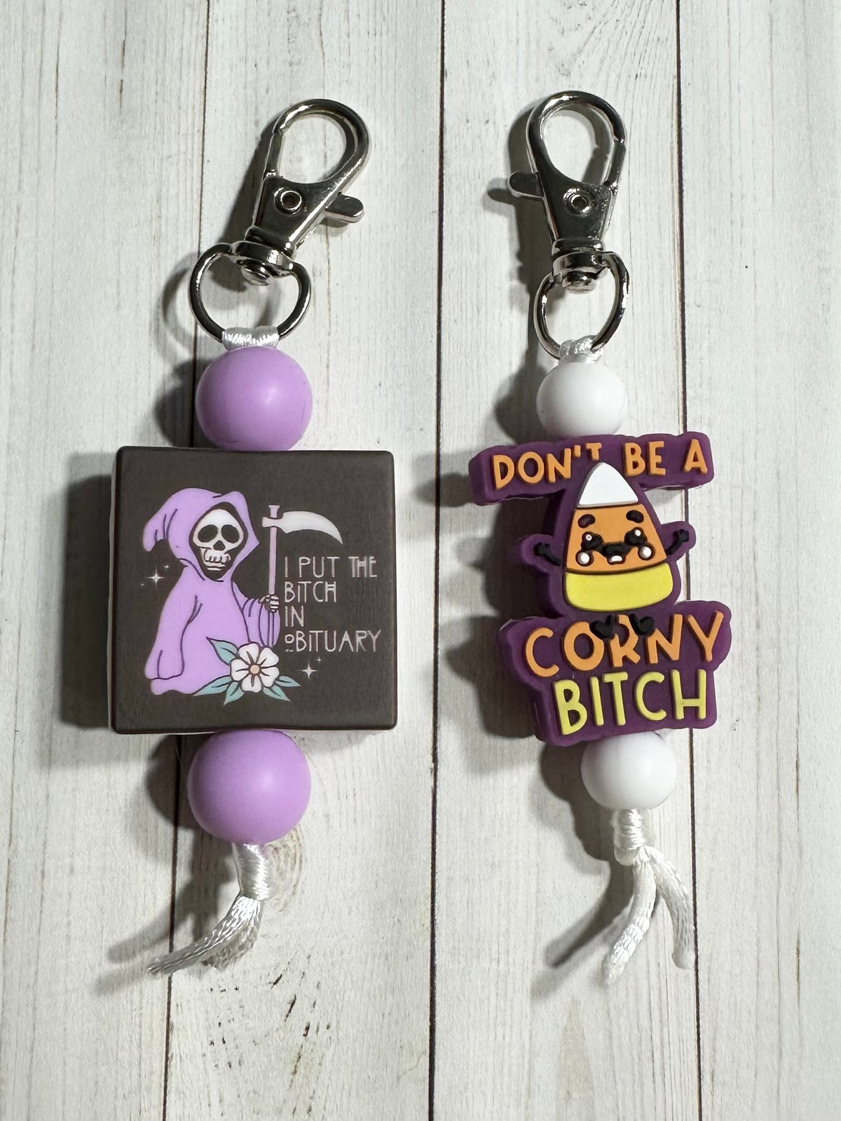 Adult 18+ Halloween Zipper Pulls