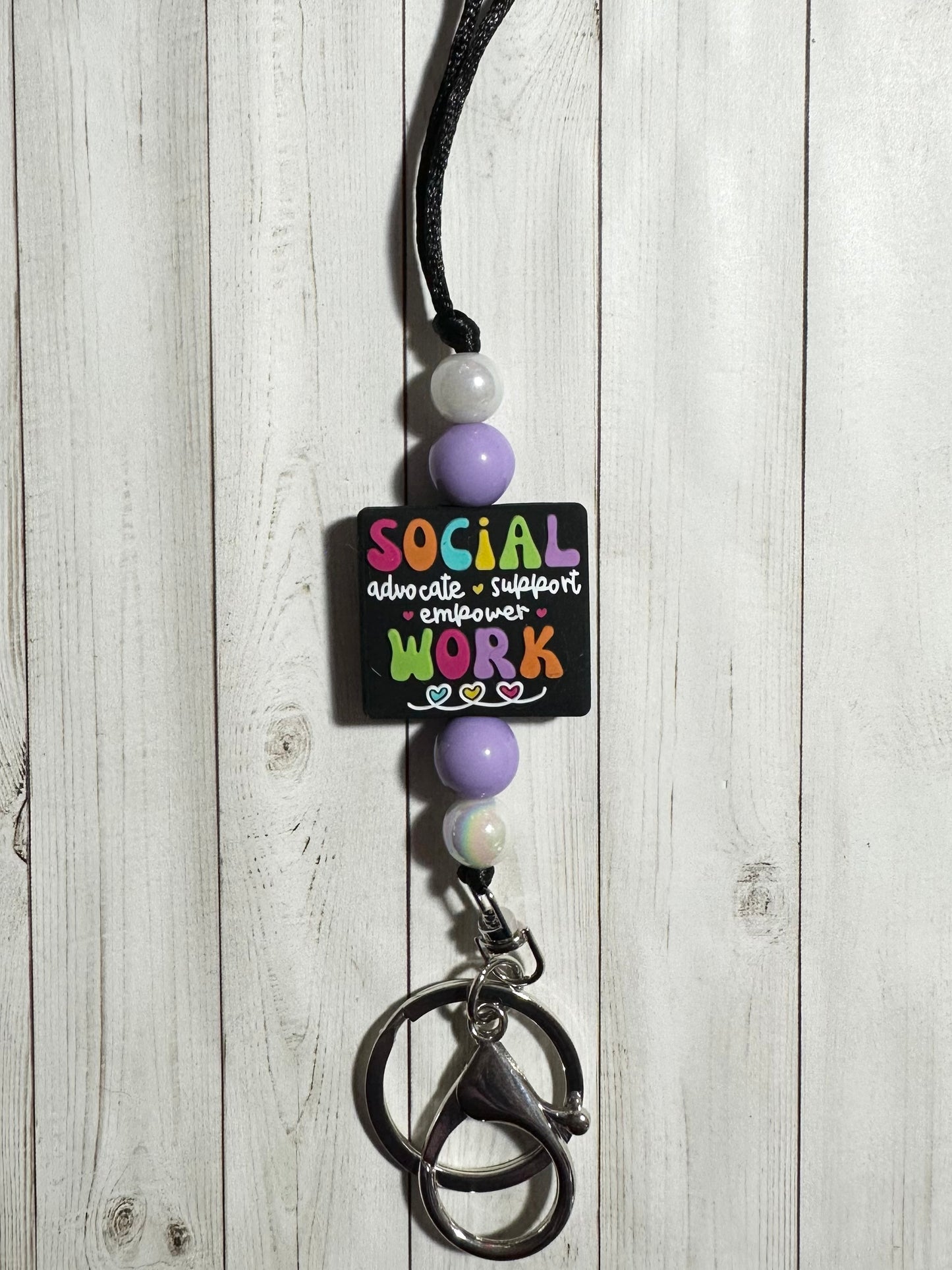 Social Worker Lanyard