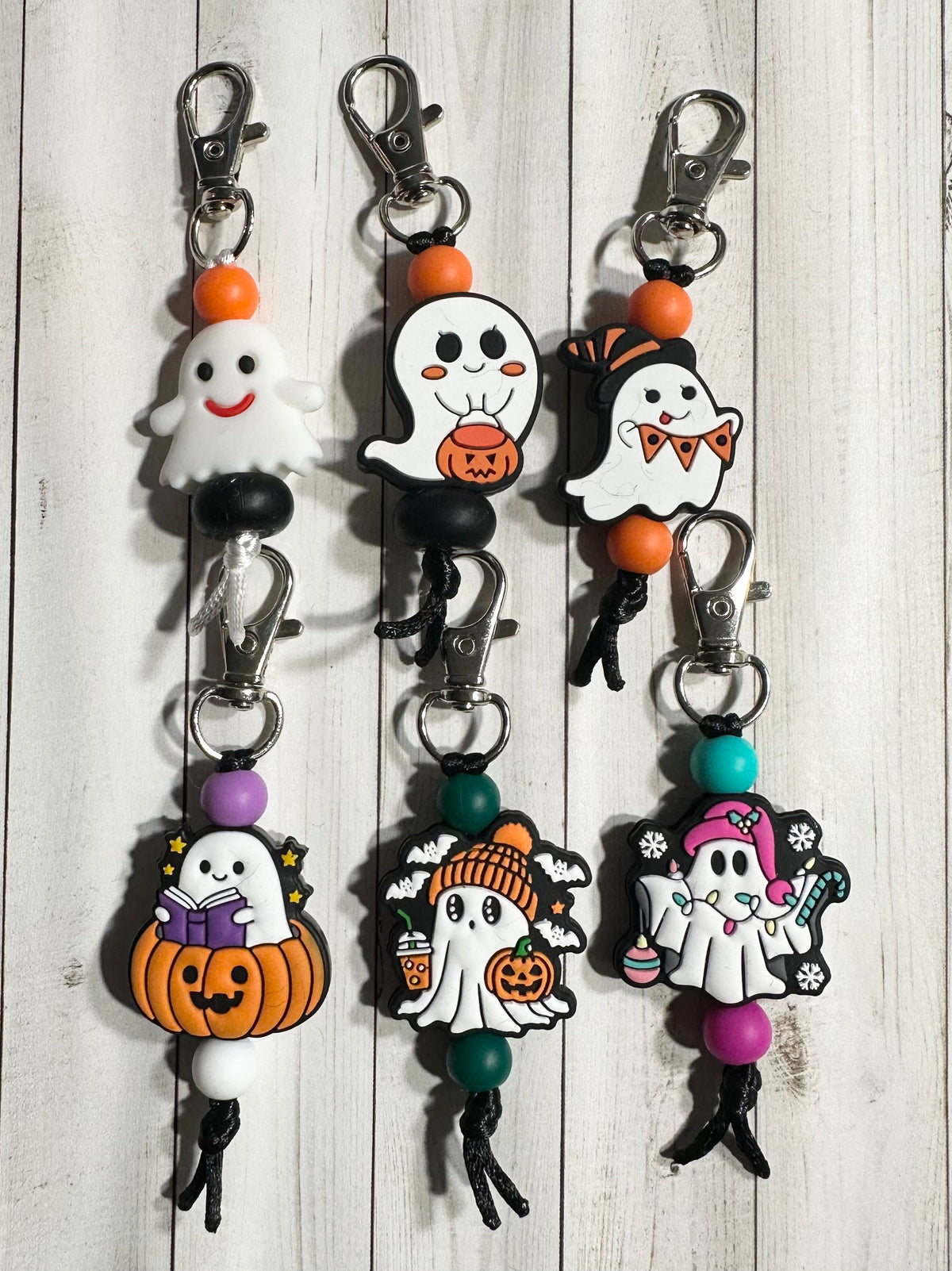 Ghost Zipper Pulls