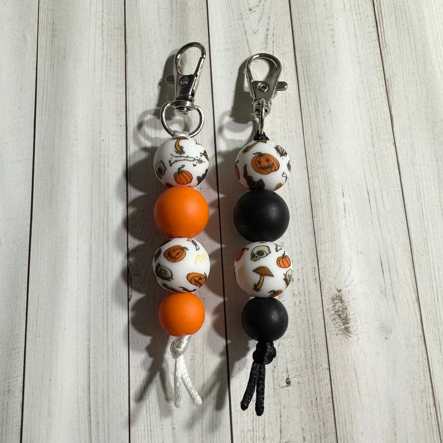 Halloween Print Zipper Pulls