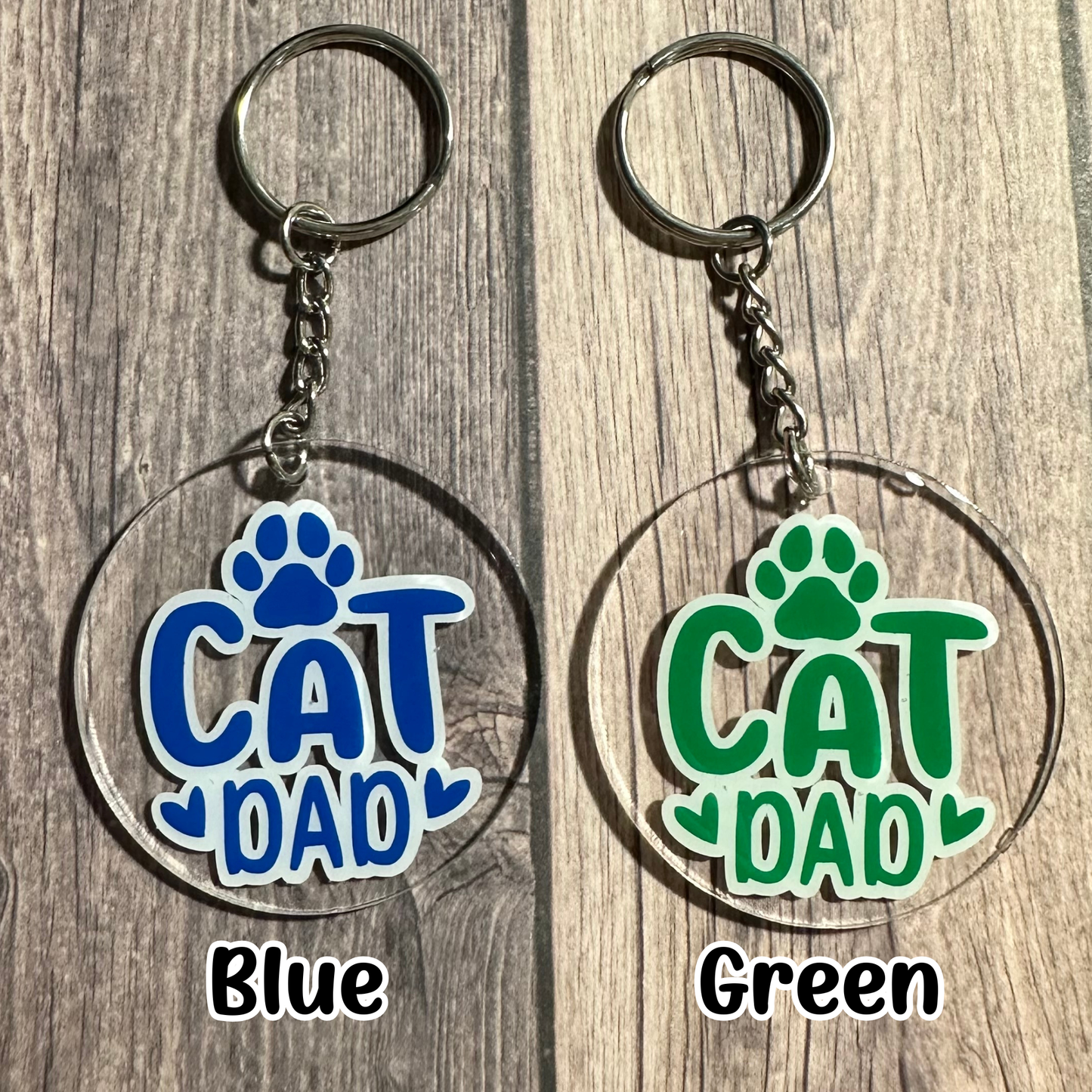 Fur Dad Acrylic Keychain