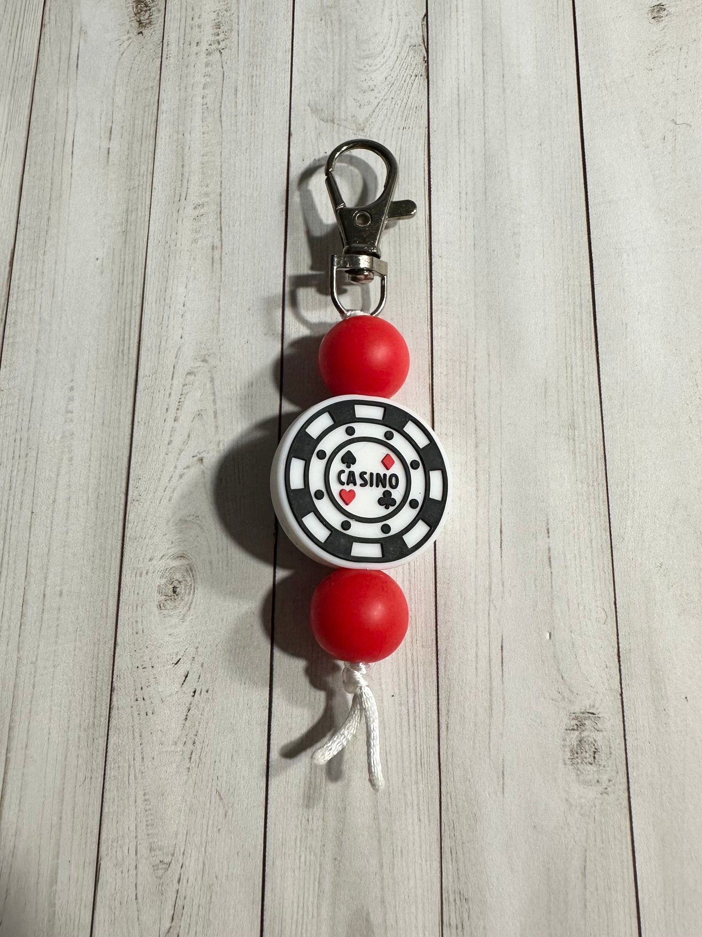 Gambling Zipper Pull