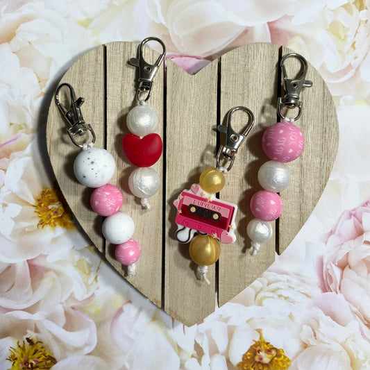 Valentine's Day Zipper Pulls