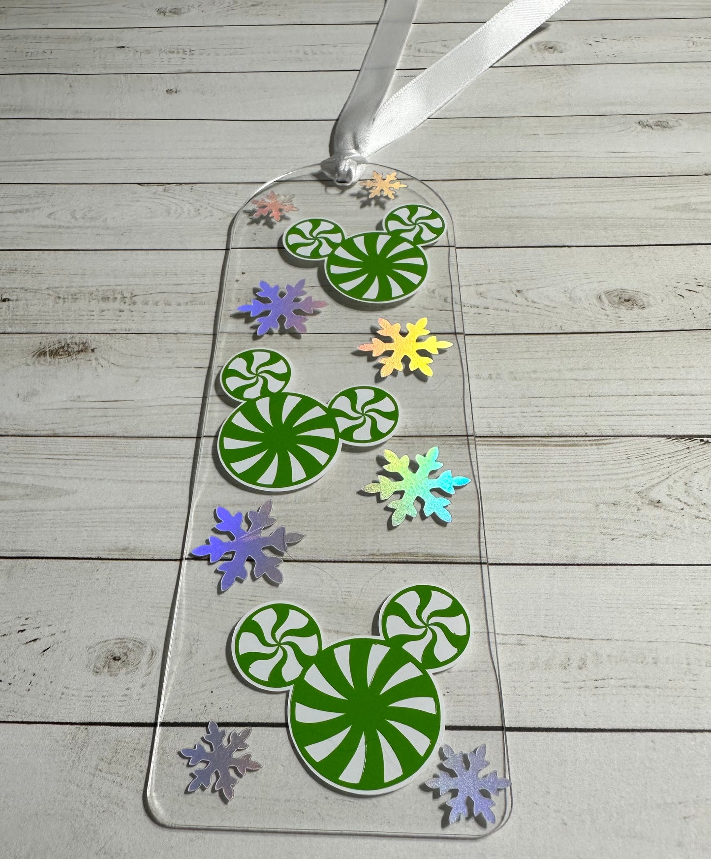 Christmas Mouse Acrylic Bookmark