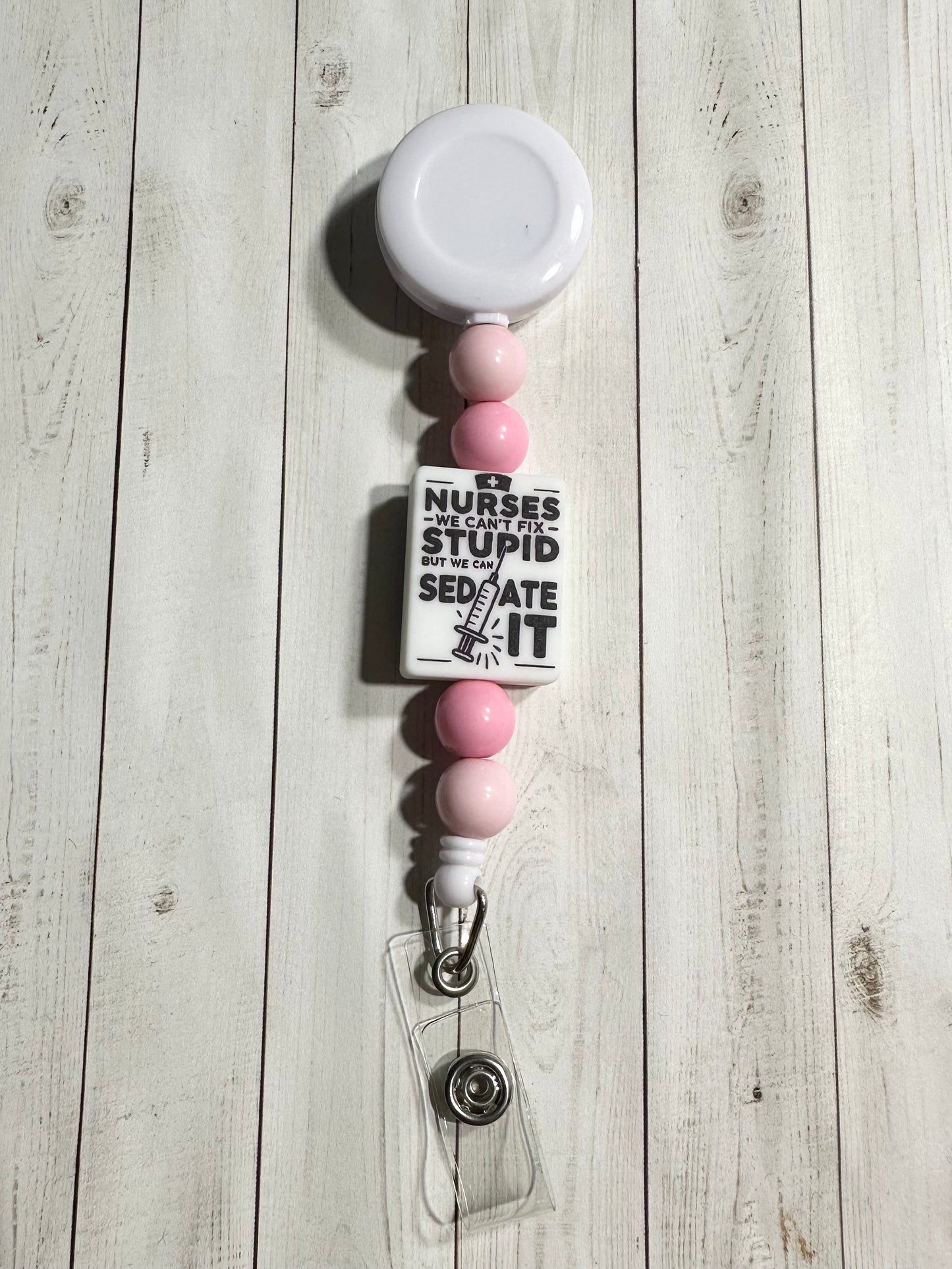 Funny Nurse Badge Reels