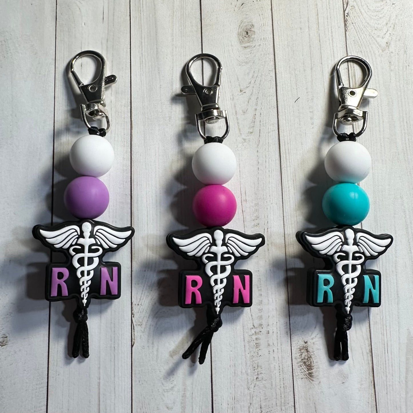 RN - Registered Nurse Zipper Pulls