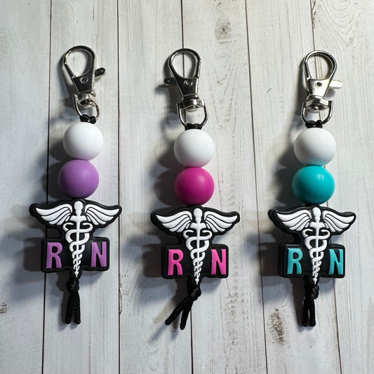RN - Registered Nurse Zipper Pulls