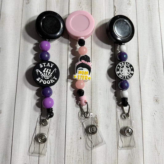Halloween Saying Badge Reels
