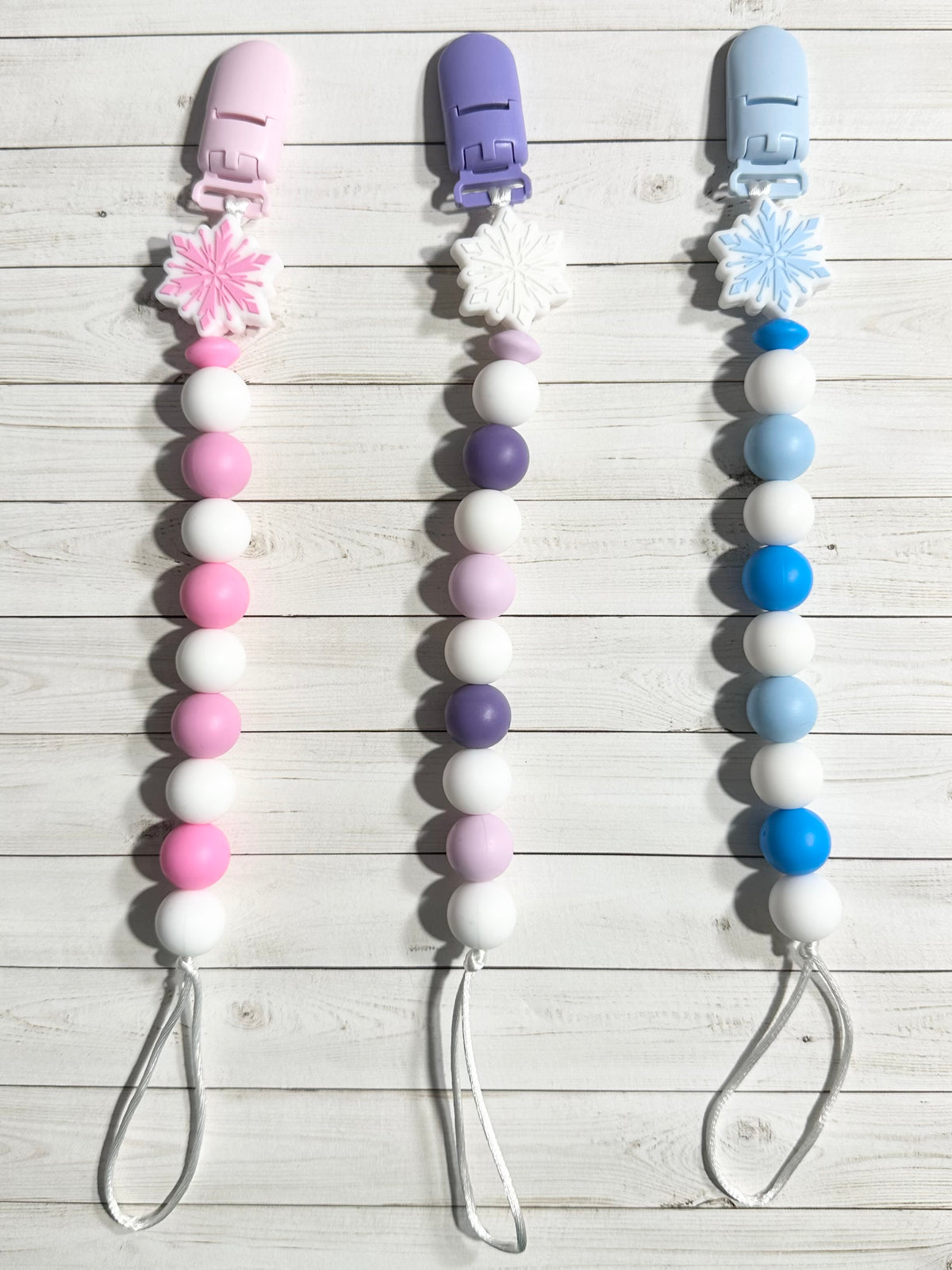 Winter & Christmas Paci Clips