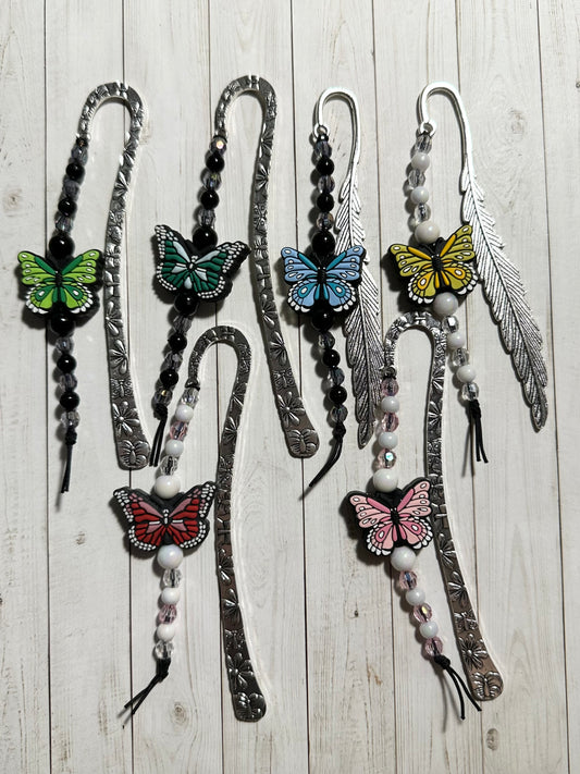 Butterfly Beaded Bookmarks