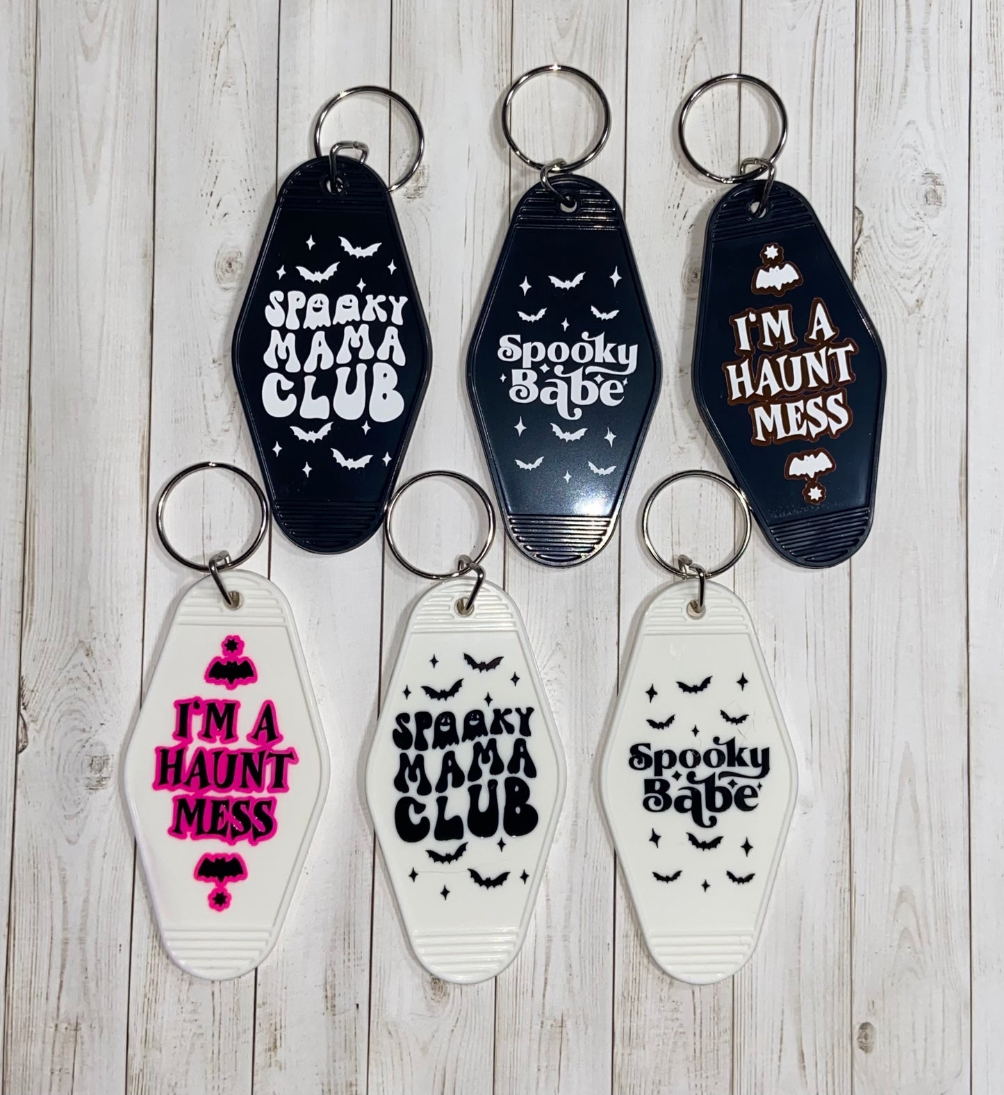 Spooky Motel Keychains