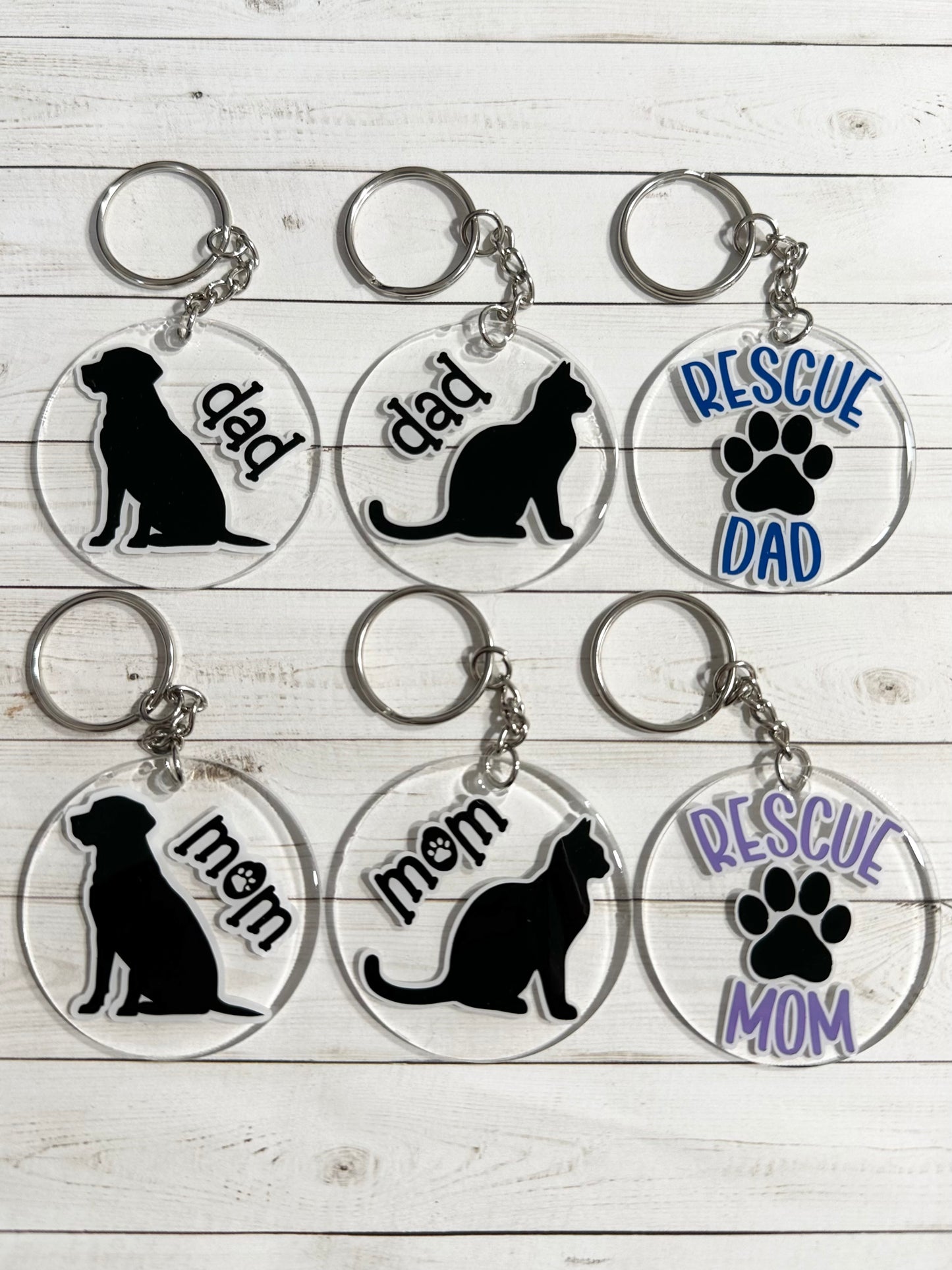 Fur Parent Acrylic Keychains