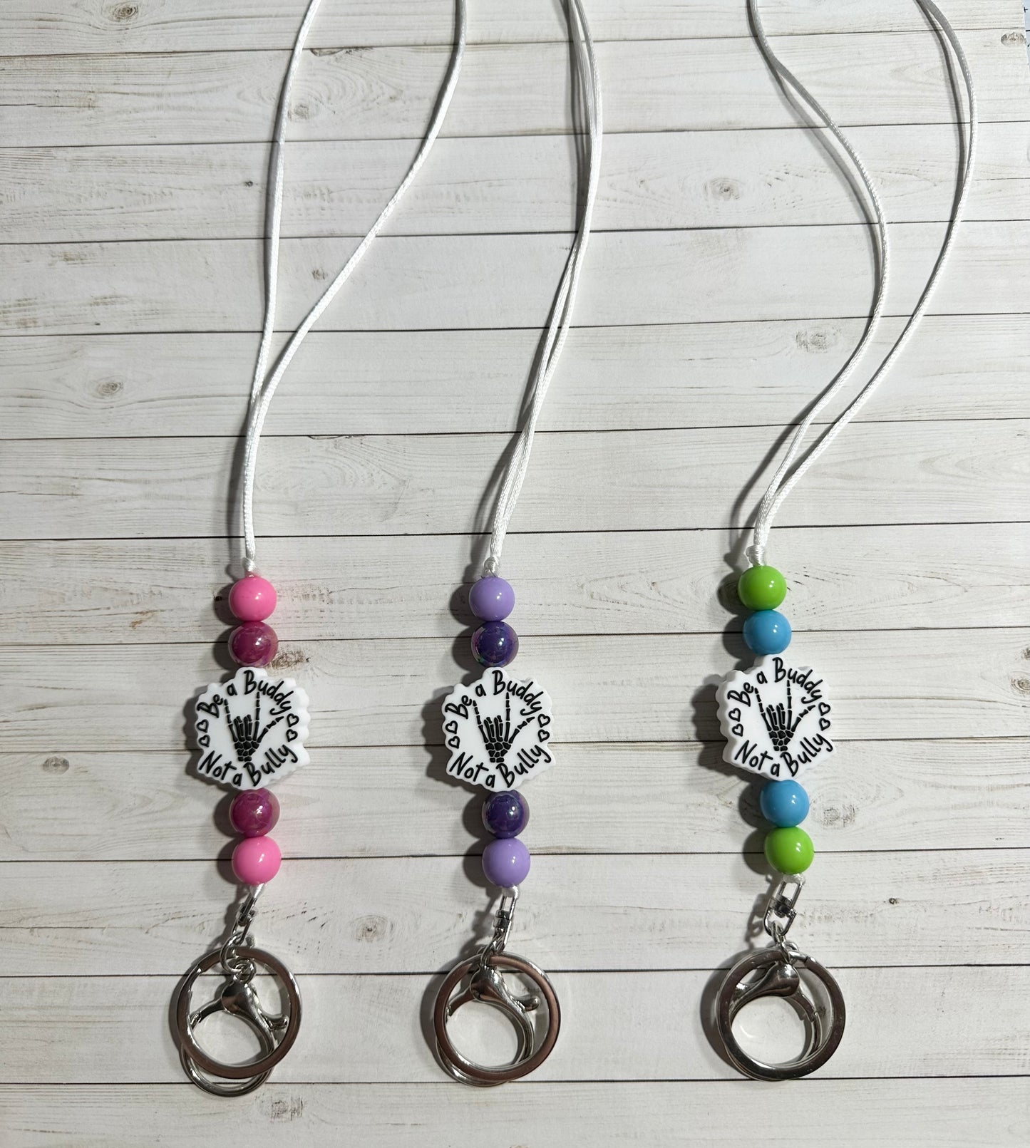 Be A Buddy Not A Bully Lanyard