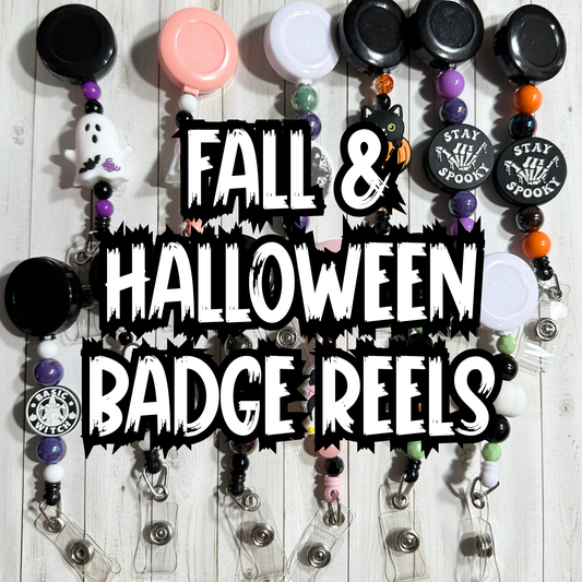 Fall & Halloween Badge Reels