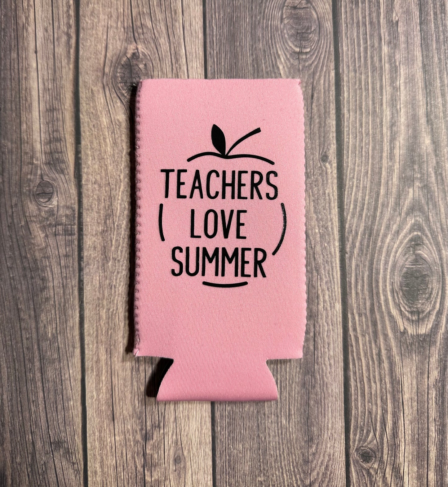 Teacher Slim Can Koozies