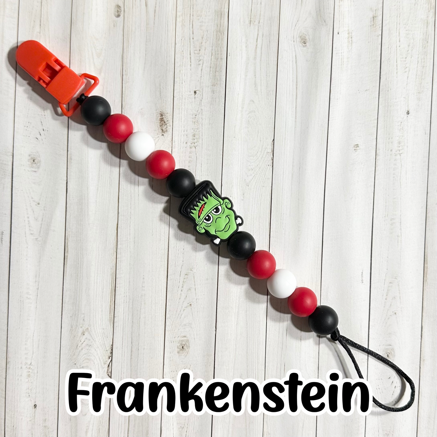 Halloween Character Paci Clip