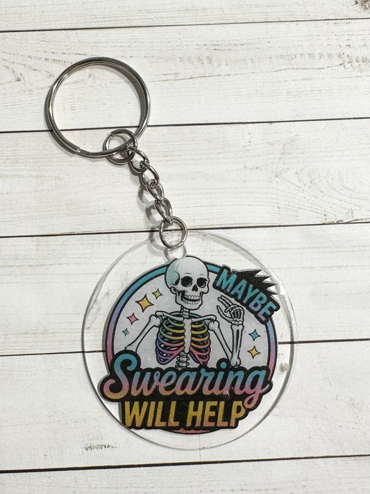 Adult 18+ Acrylic Keychain