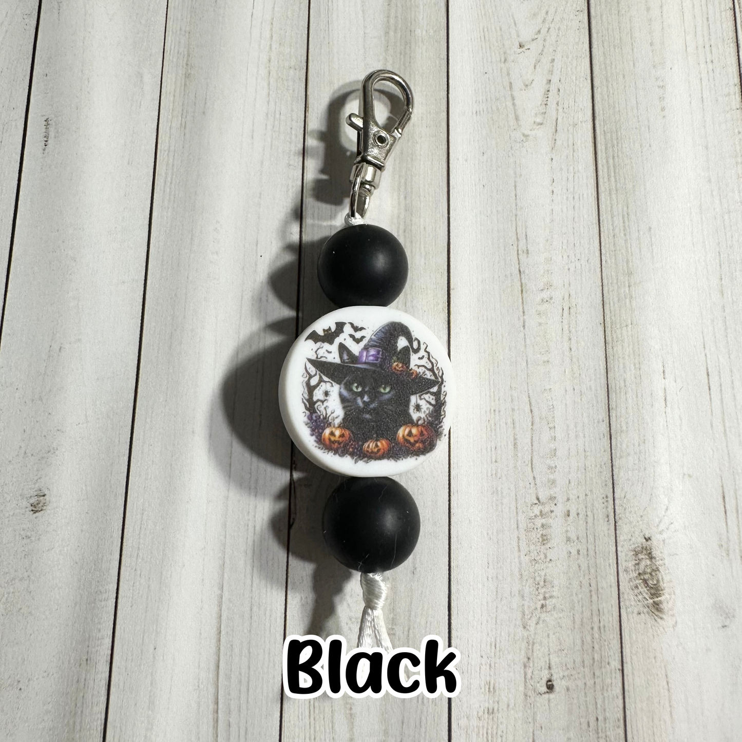 Black Cat Zipper Pulls