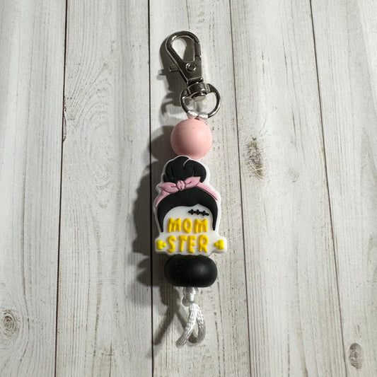 Mom-ster Zipper Pull