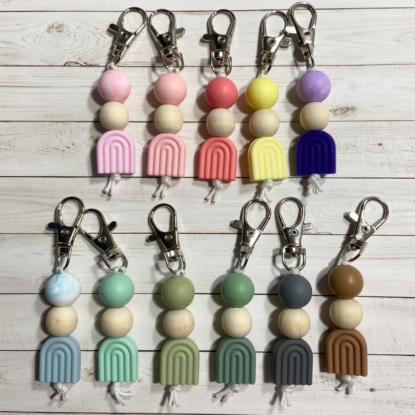 Rainbow Zipper Pull