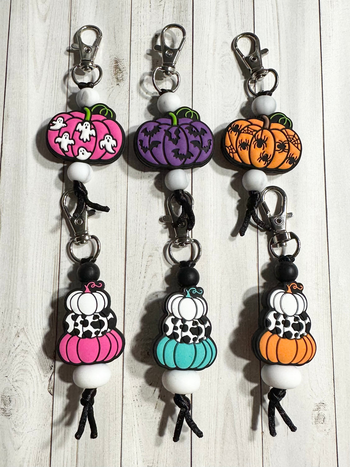 Pumpkin Zipper Pulls