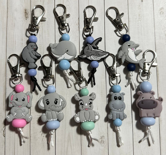 Aquatic Zipper Pulls