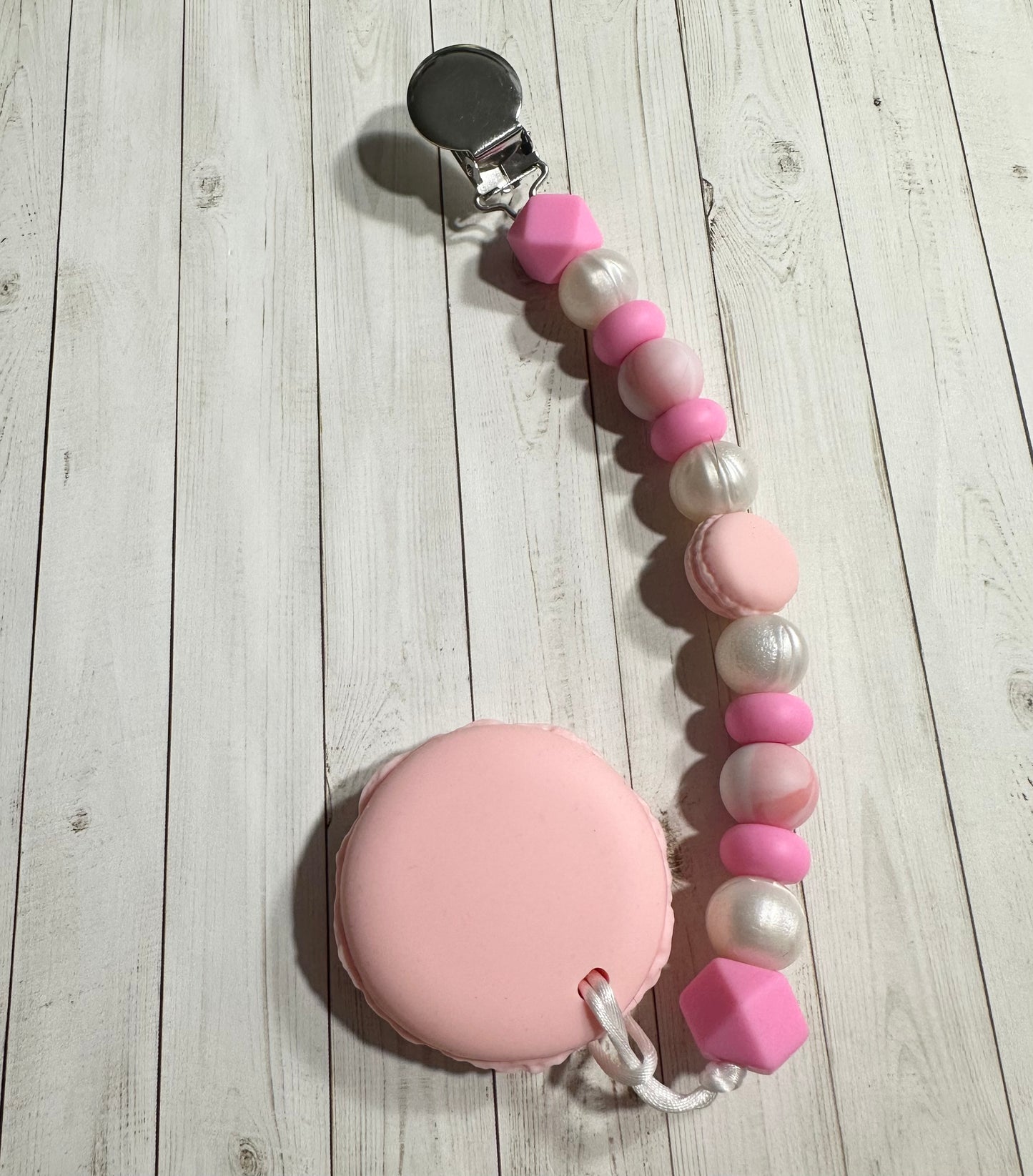 Pink Macaroon Teether