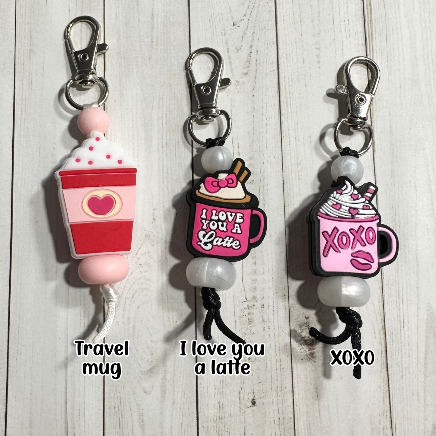 Valentine's Day Drink Zipper Pulls