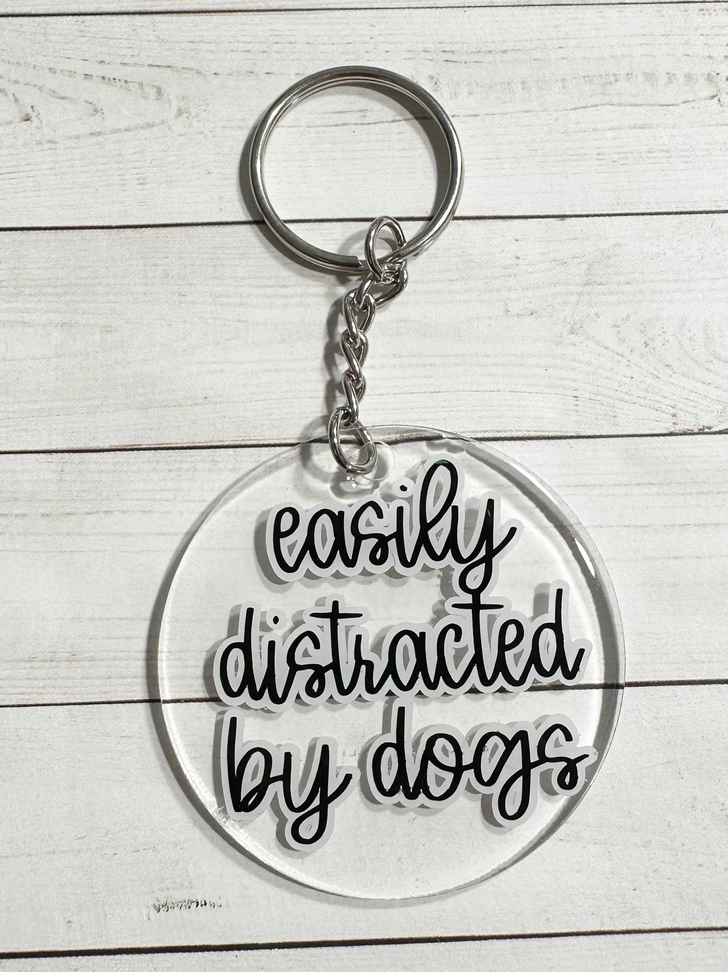 Funny Cat & Dog Acrylic Keychains