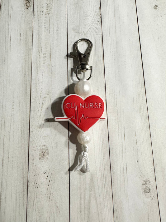 ICU Nurse Zipper Pull