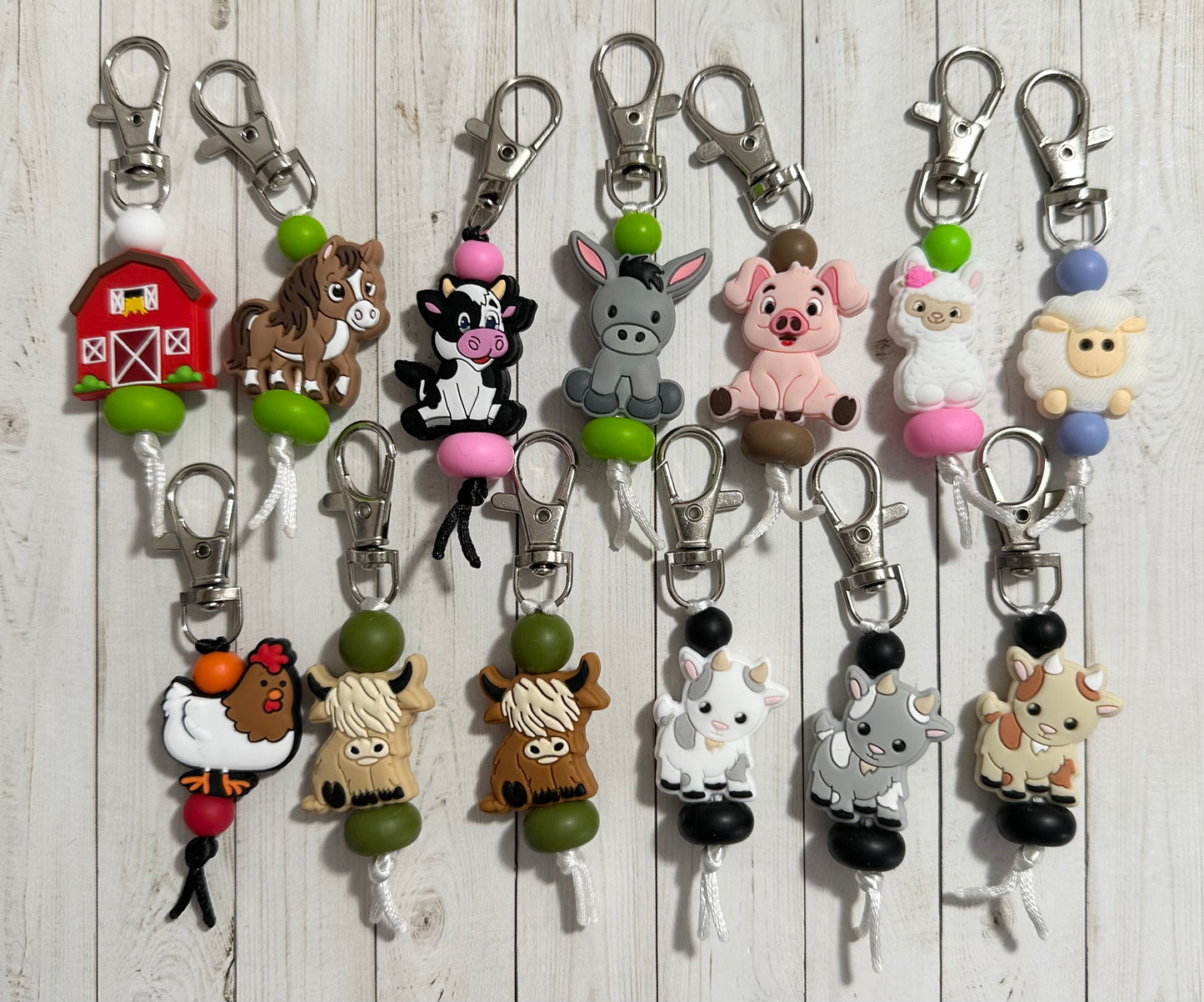 Farm Zipper Pulls