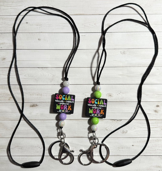 Social Worker Lanyard