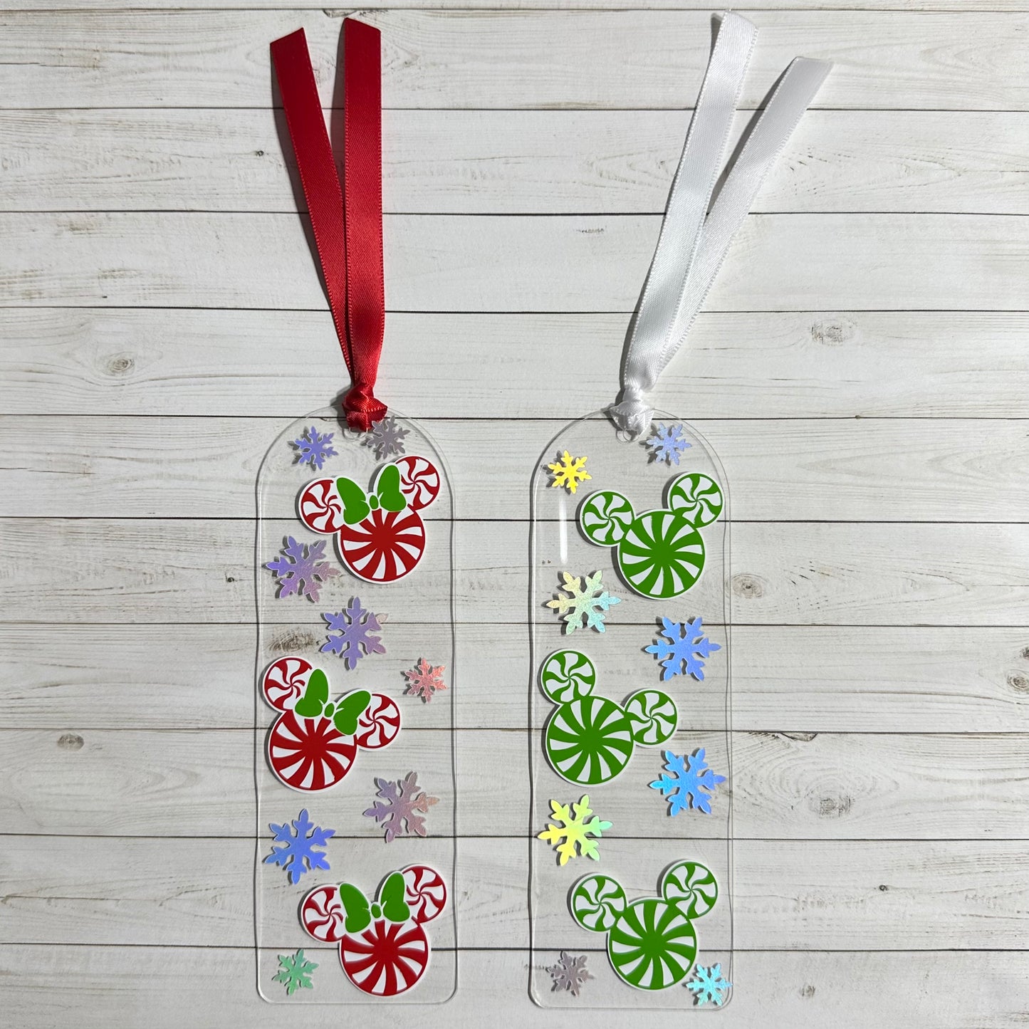 Christmas Mouse Acrylic Bookmark