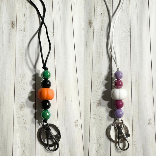 3D Pumpkin Lanyards