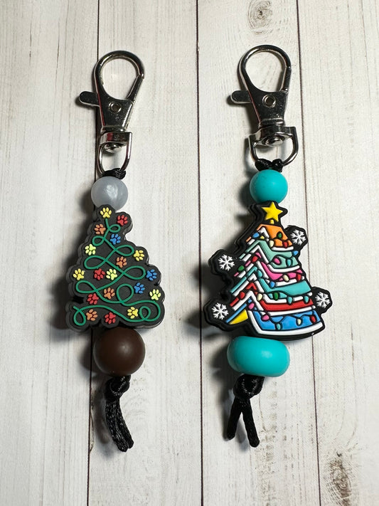Christmas Tree Zipper Pulls