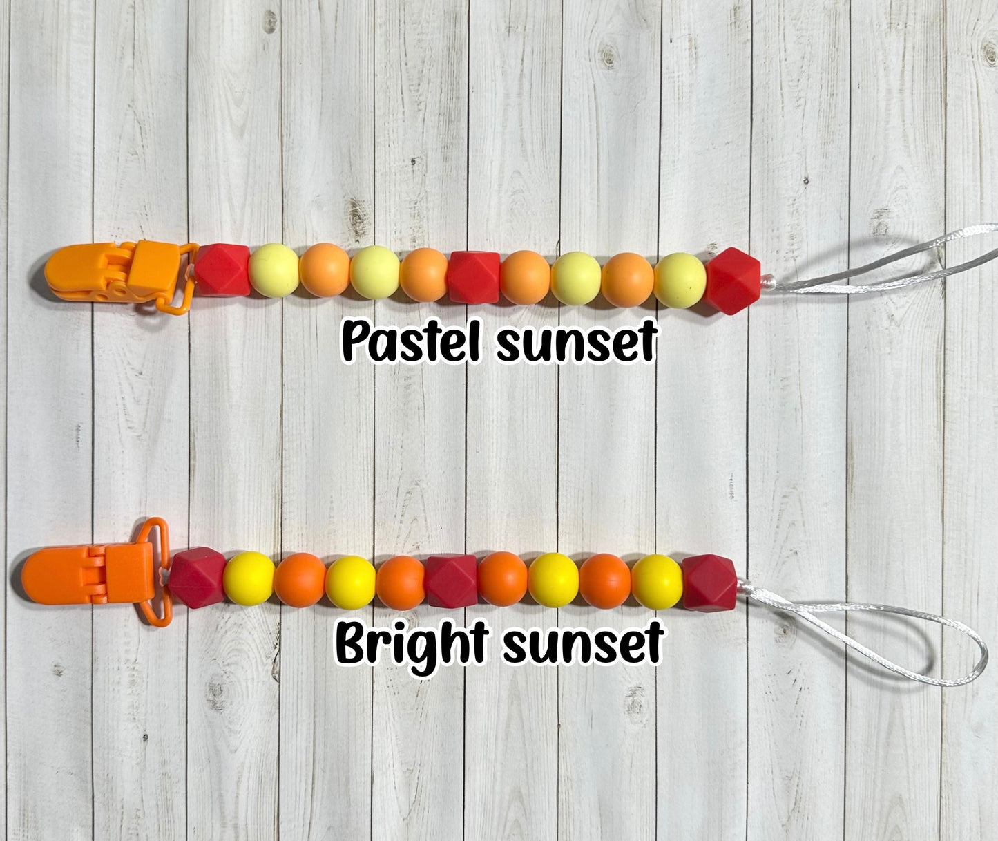 Sunset Paci Clip