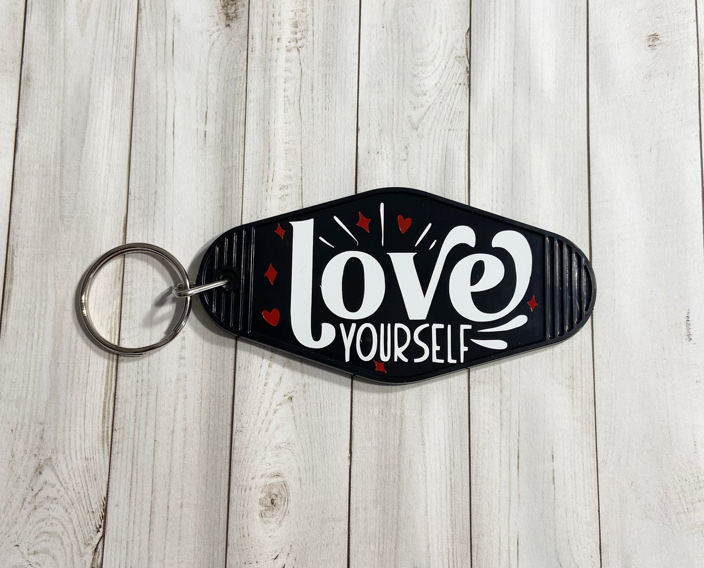 Love Yourself Motel Keychain