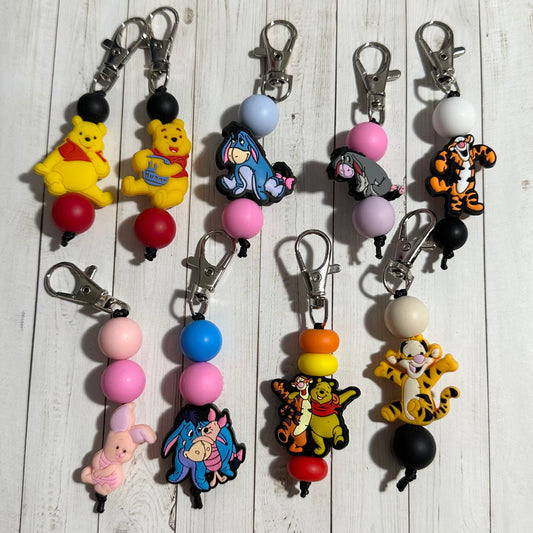 Pooh & Friends Zipper Pulls