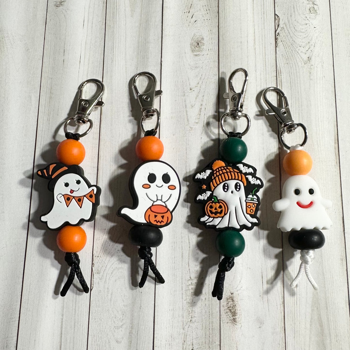 Ghost Zipper Pulls