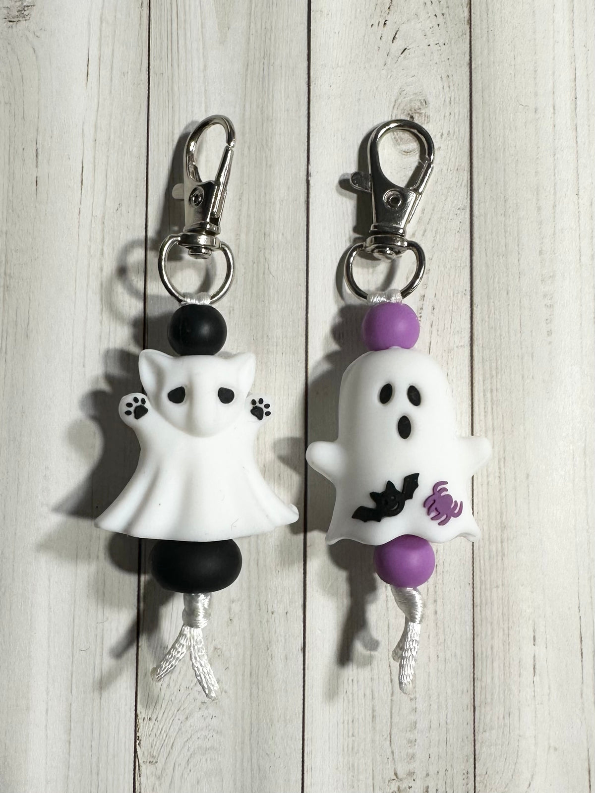 3D Ghost Zipper Pulls