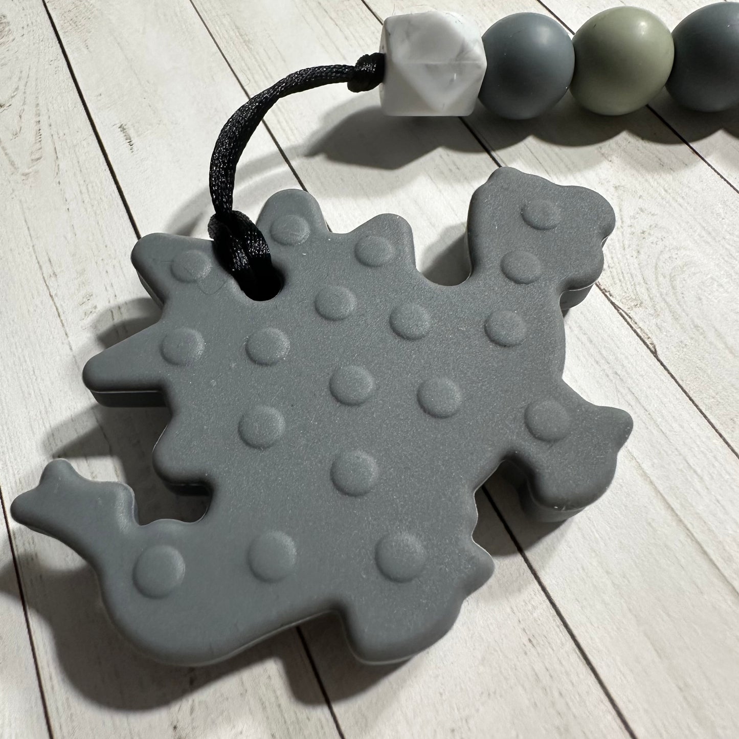 Dino Silhouette Teether
