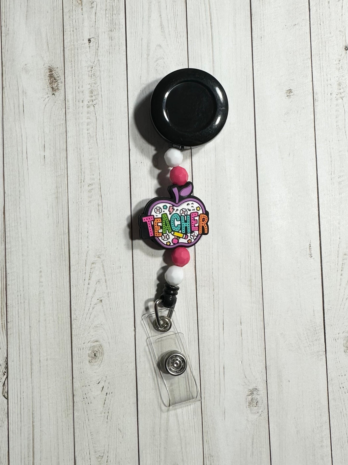 Teacher Apple Badge Reels