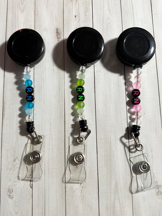 Coloured RN Badge Reels