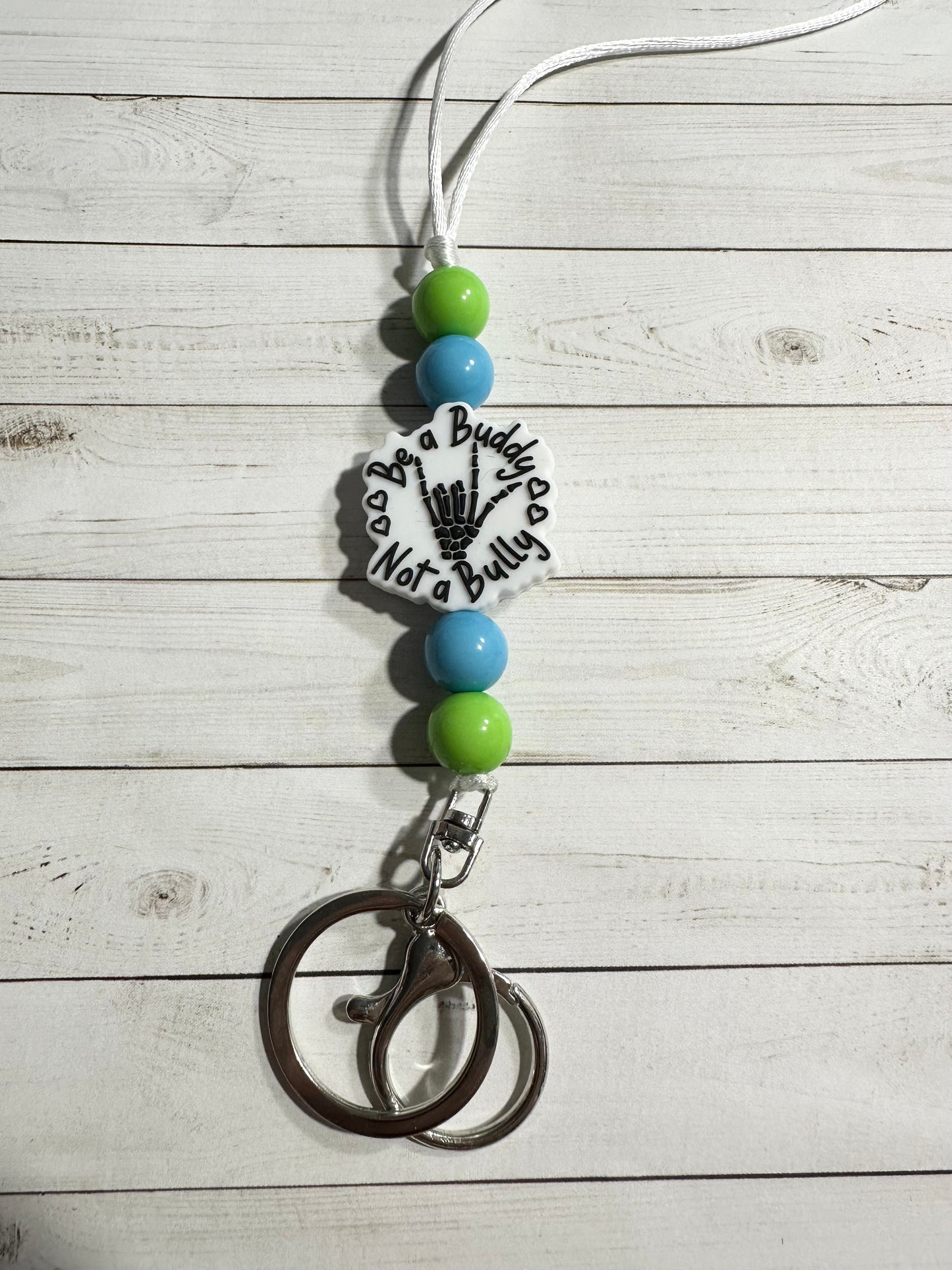 Be A Buddy Not A Bully Lanyard