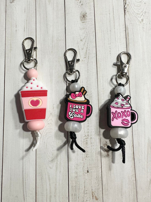 Valentine's Day Drink Zipper Pulls