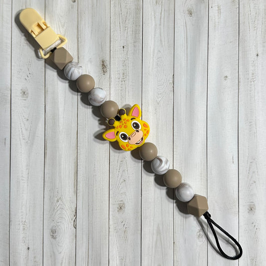 Giraffe Paci Clip