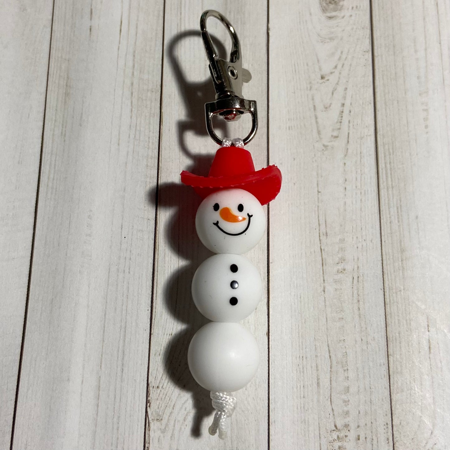 Cowboy Snowman Zipper Pulls