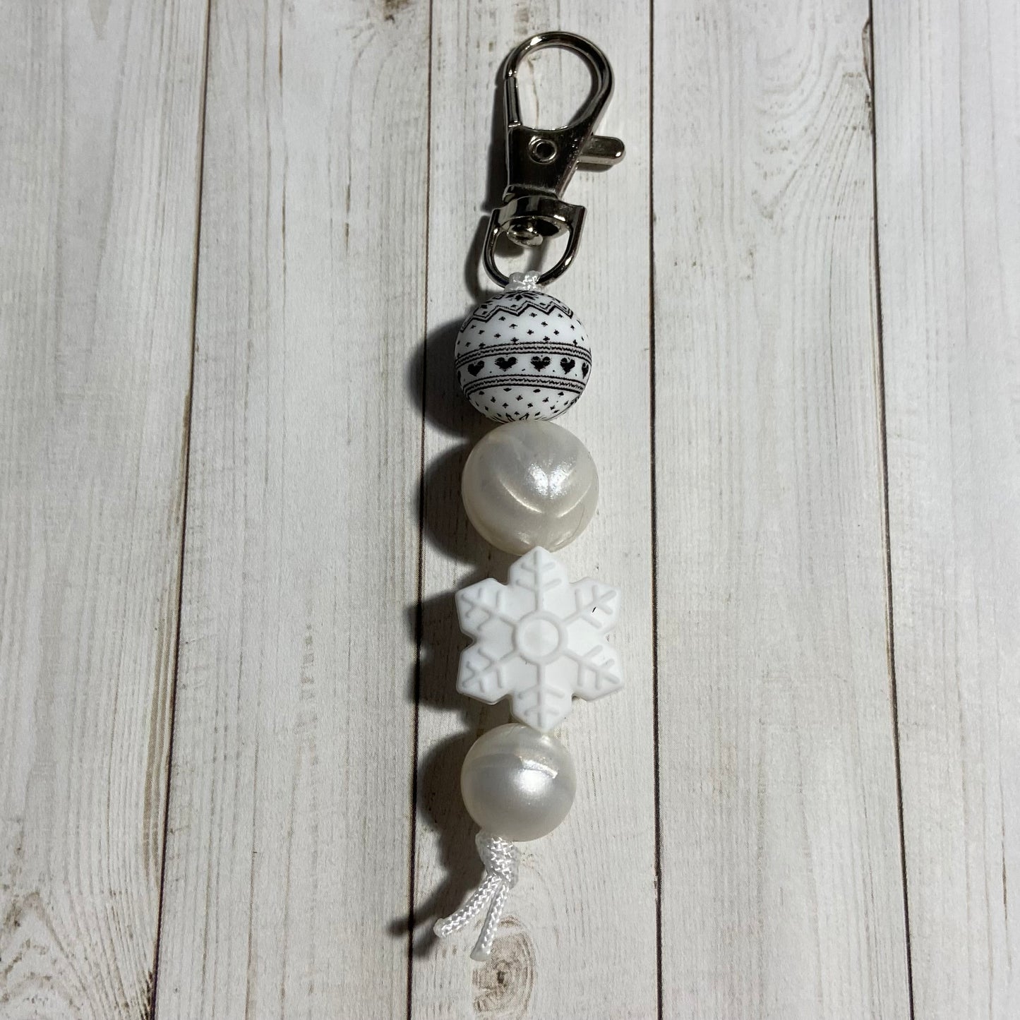 Snowflake Zipper Pulls