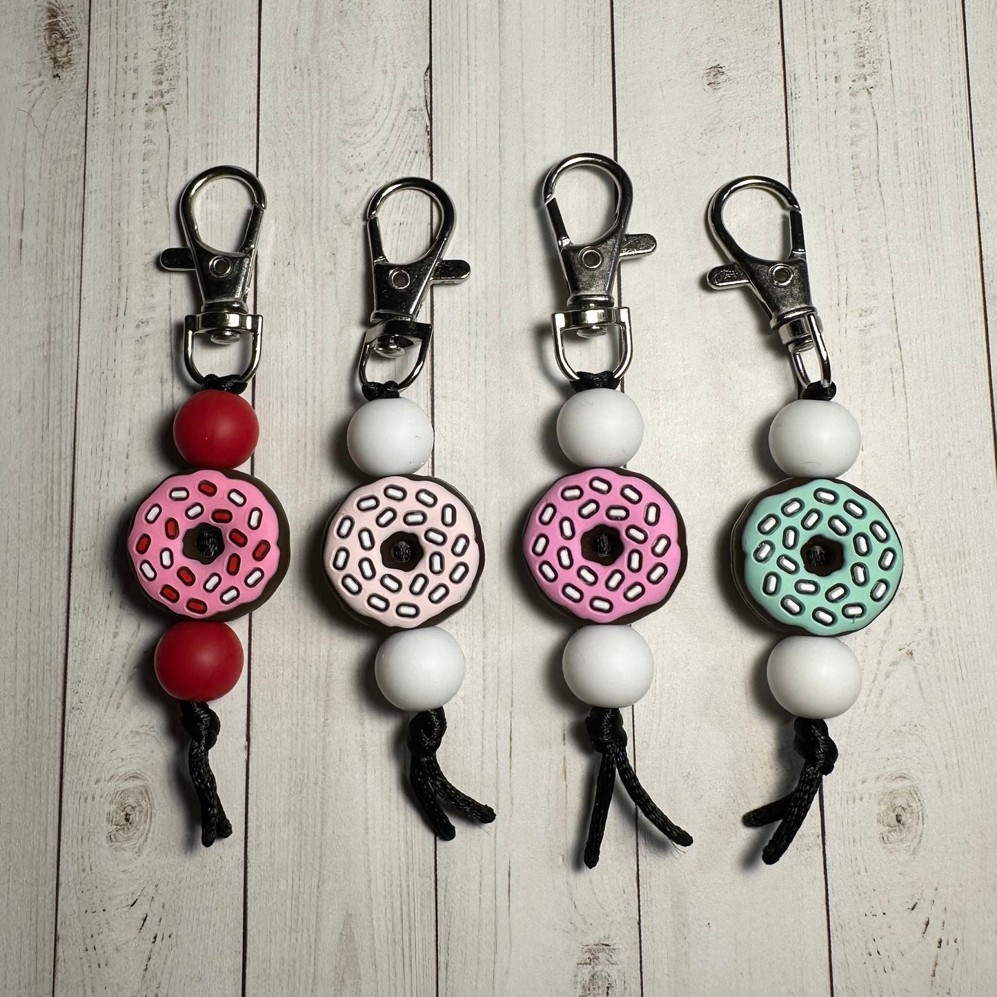Donut Zipper Pulls